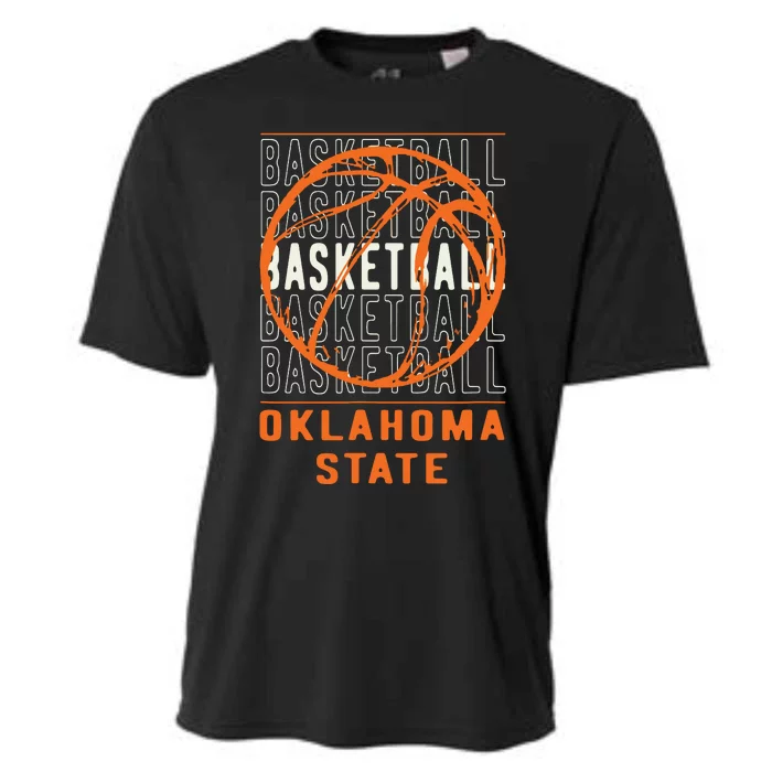 Basketball Oklahoma Funny Cooling Performance Crew T-Shirt