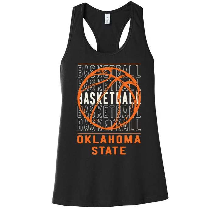 Basketball Oklahoma Funny Women's Racerback Tank