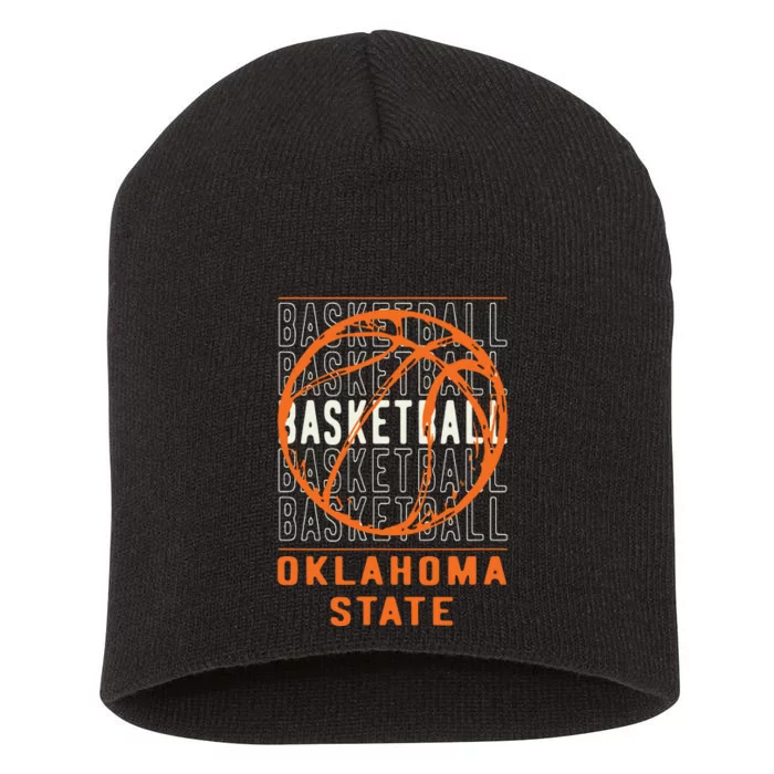 Basketball Oklahoma Funny Short Acrylic Beanie