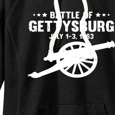 Battle Of Gettysburg | Battlefield US American Civil War Women's Fleece Hoodie