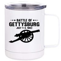 Battle Of Gettysburg | Battlefield US American Civil War 12 oz Stainless Steel Tumbler Cup