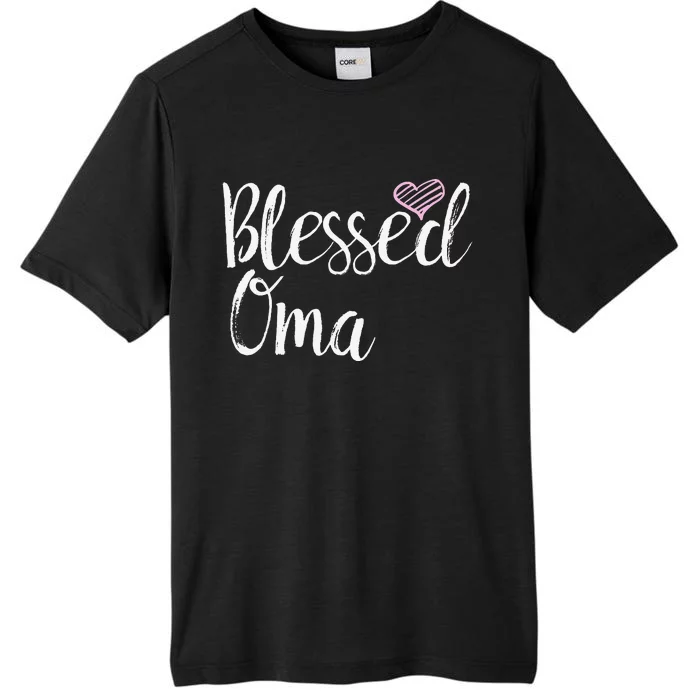 Blessed Oma grandma gifts ChromaSoft Performance T-Shirt