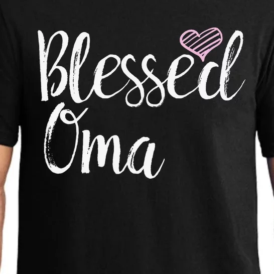 Blessed Oma grandma gifts Pajama Set