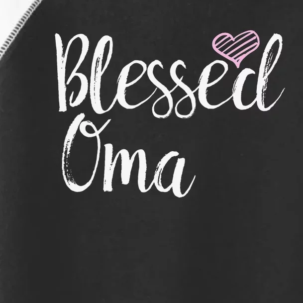 Blessed Oma grandma gifts Toddler Fine Jersey T-Shirt