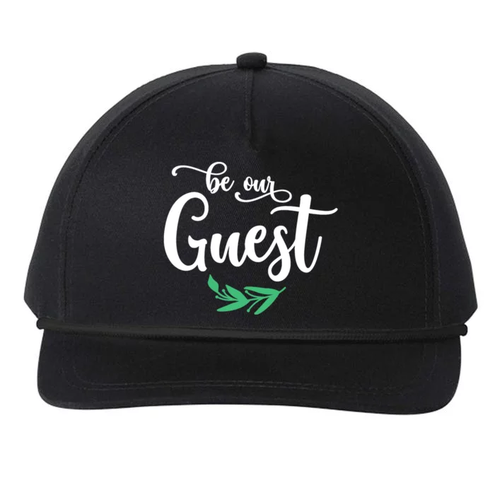 Be Our Guest Wedding Gift Snapback Five-Panel Rope Hat