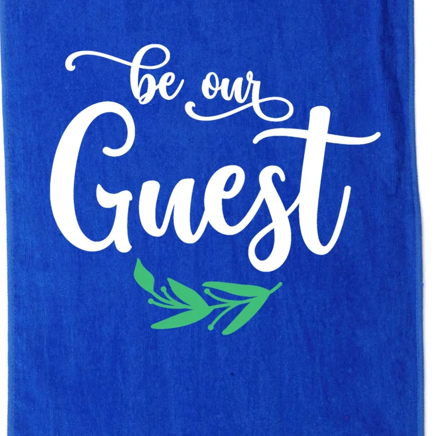 Be Our Guest Wedding Gift Platinum Collection Golf Towel