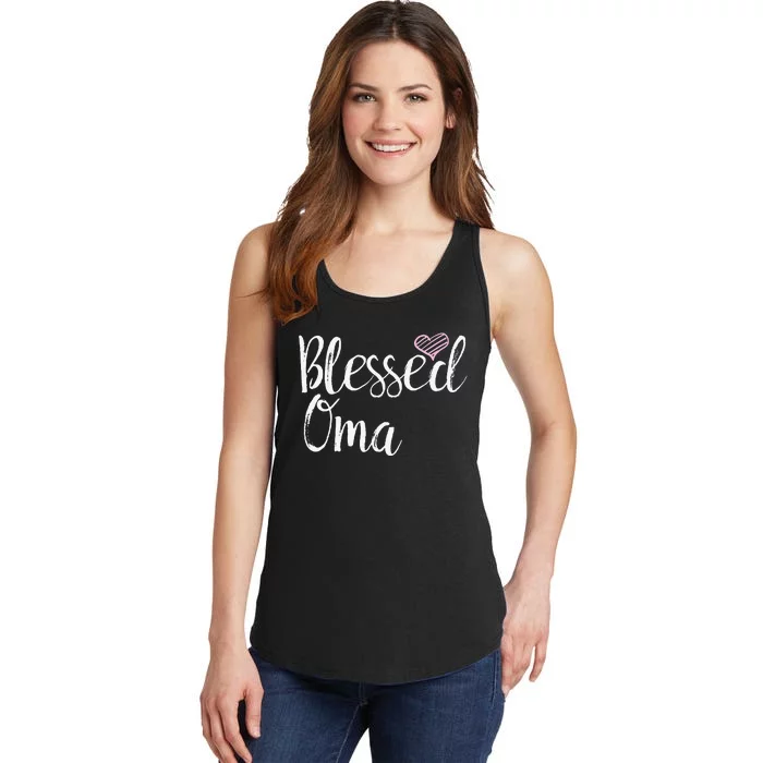 Blessed Oma Grandma Gifts Ladies Essential Tank