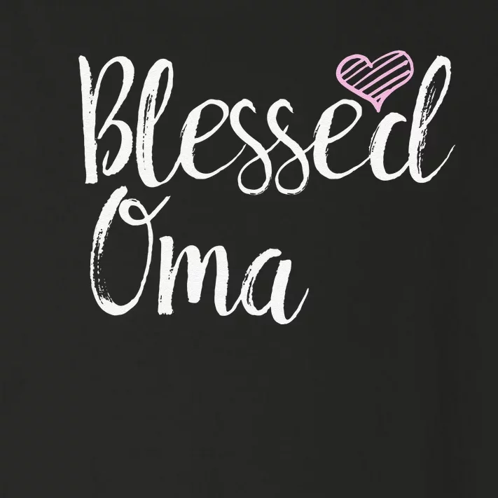 Blessed Oma Grandma Gifts Toddler Long Sleeve Shirt