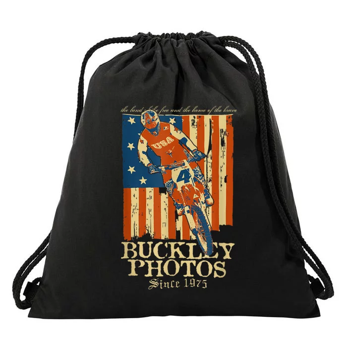 Buckley Old Glory Drawstring Bag