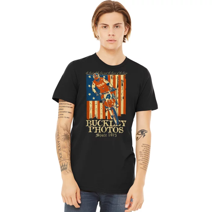 Buckley Old Glory Premium T-Shirt