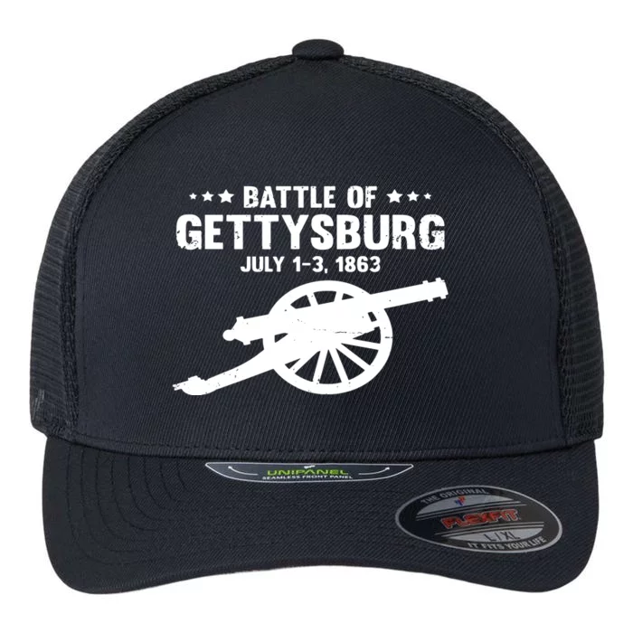 Battle Of Gettysburg Battlefield US American Civil War Flexfit Unipanel Trucker Cap