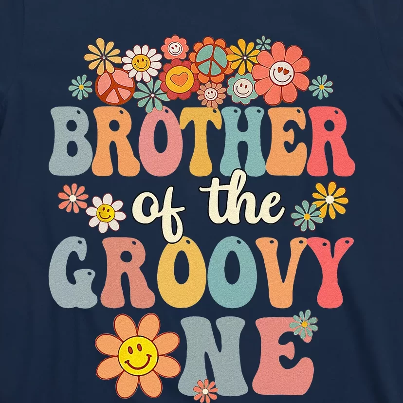 Brother Of Groovy One Matching Family 1st Birthday Party T-Shirt