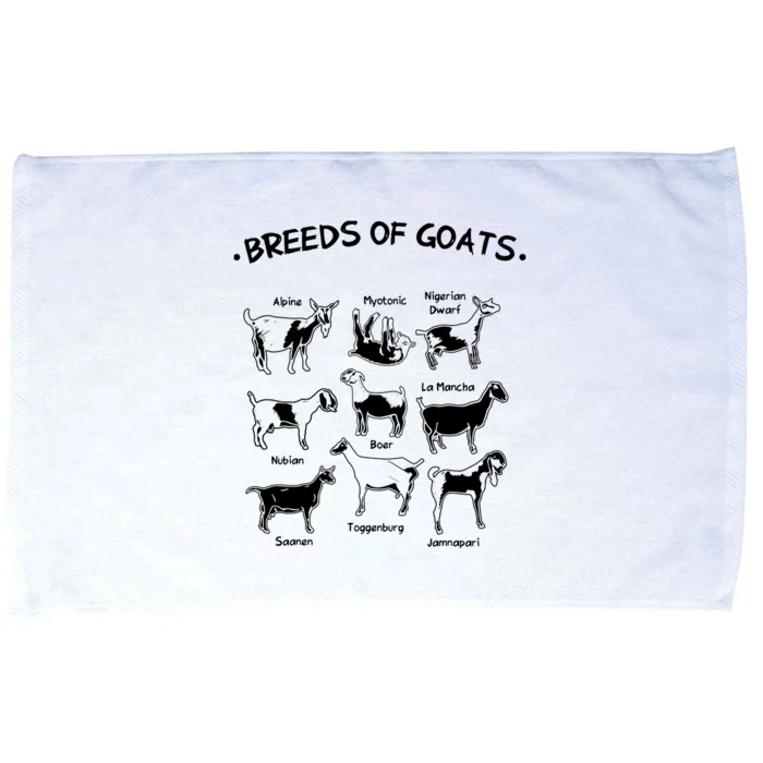 Breeds Of Goats Farmer Women Goat Microfiber Hand Towel