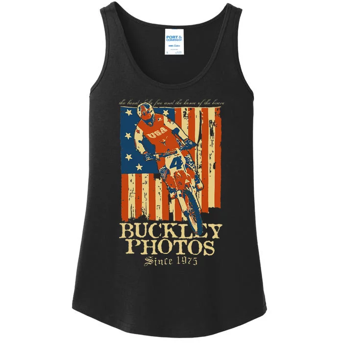 Buckley Old Glory Ladies Essential Tank