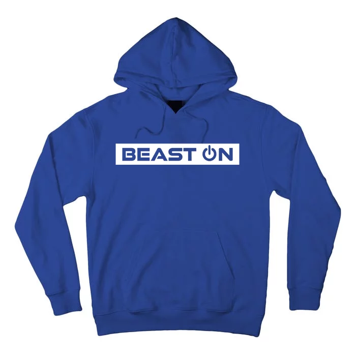 Beast On Gym Motivation Sayings Fitness Training White Gift Tall Hoodie