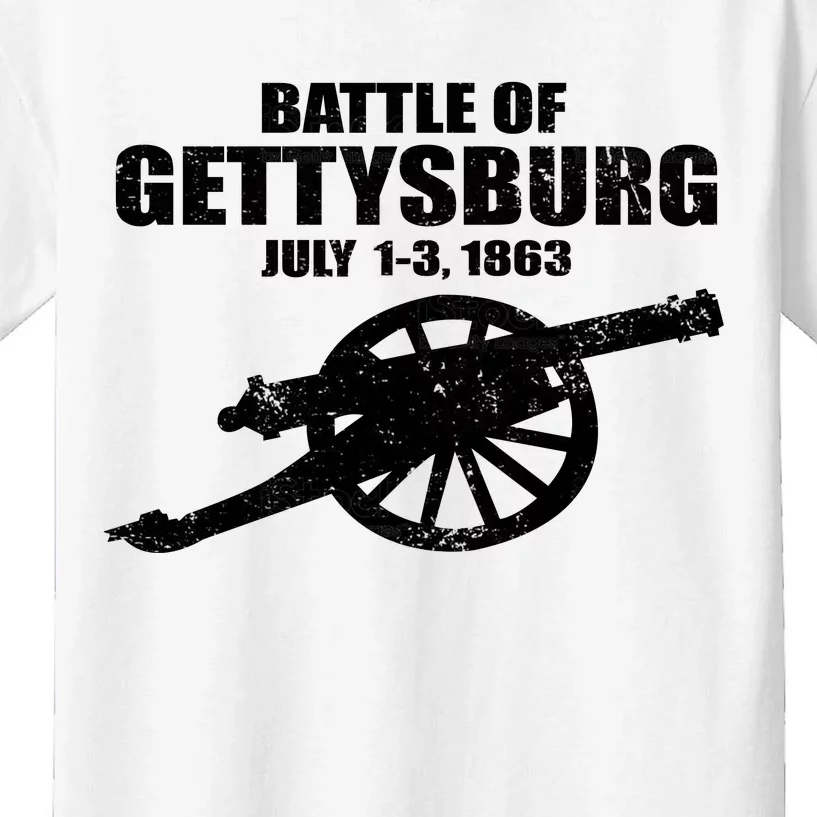 Battle Of Gettysburg Battlefield US American Civil War Kids T-Shirt