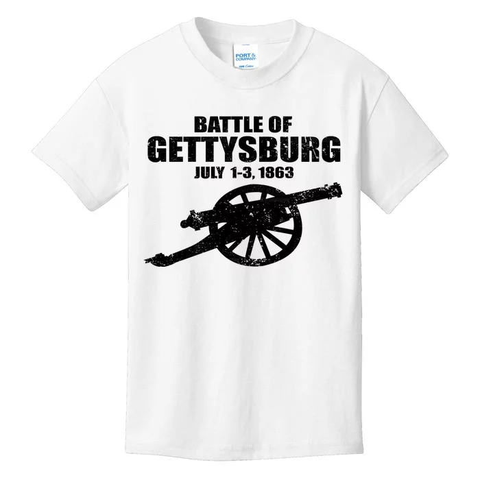 Battle Of Gettysburg Battlefield US American Civil War Kids T-Shirt