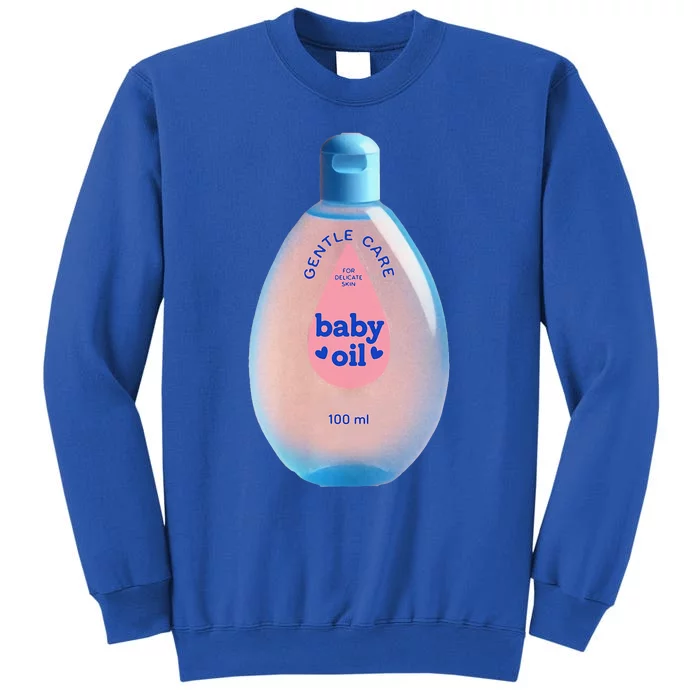 Baby Oil Halloween Costume Tall Sweatshirt