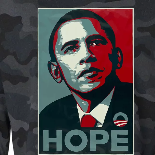 Barack Obama Hope 44th United States President Democratic Cropped Pullover Crew