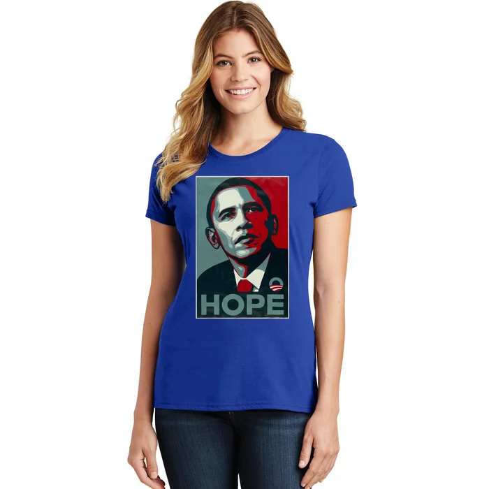 Barack Obama Hope 44th United States President Democratic Women's T-Shirt