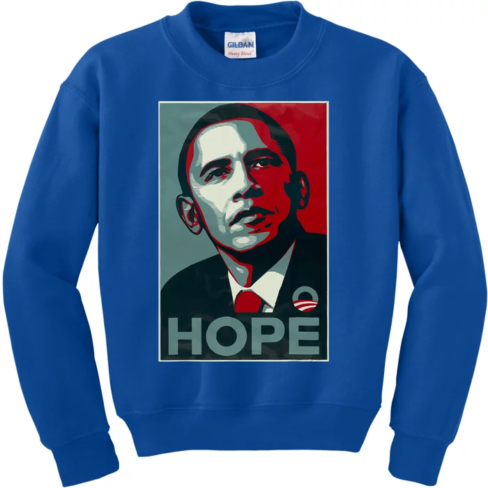 Barack Obama Hope 44th United States President Democratic Kids Sweatshirt