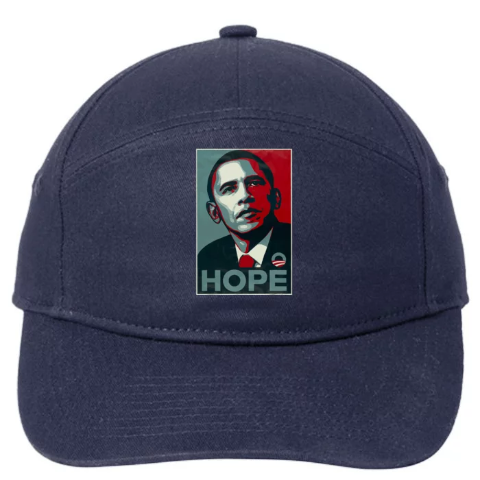 Barack Obama Hope 44th United States President Democratic 7-Panel Snapback Hat