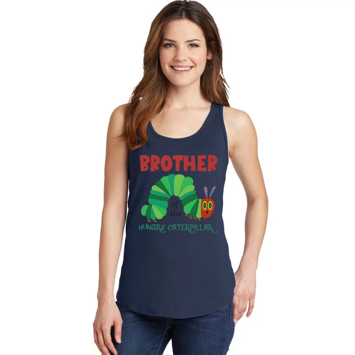 Brother Of Hungry Caterpillar Funny Caterpillar Birthday Ladies Essential Tank