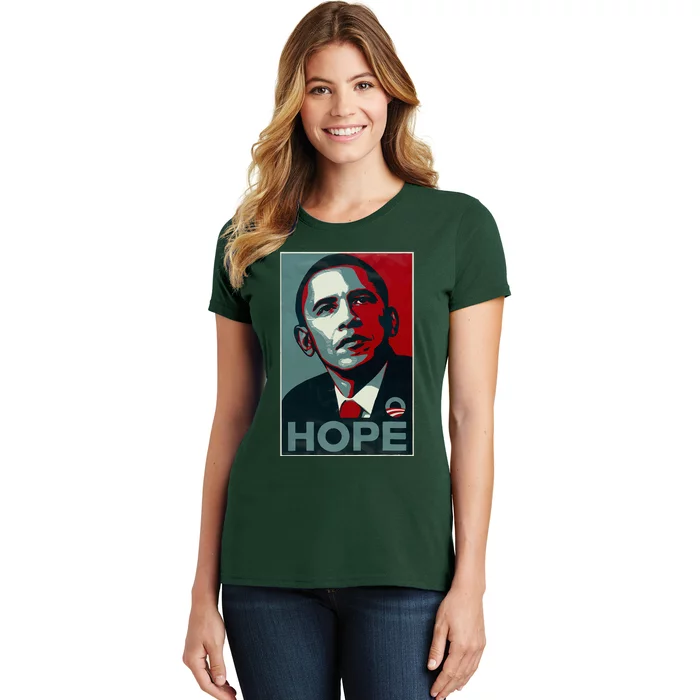 Barack Obama Hope 44th United States President Democratic Women's T-Shirt