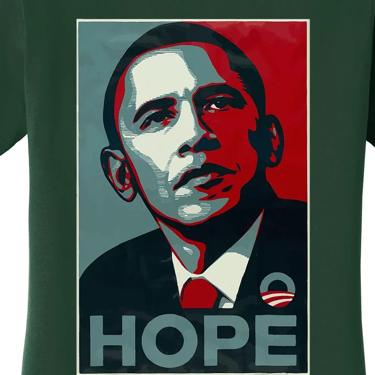 Barack Obama Hope 44th United States President Democratic Women's T-Shirt