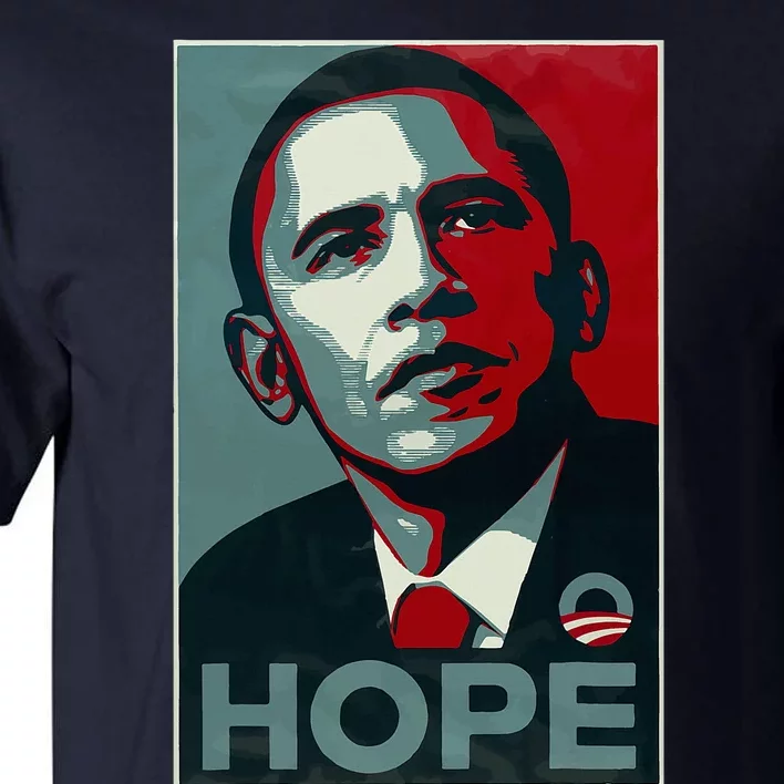 Barack Obama Hope 44th United States President Democratic Tall T-Shirt