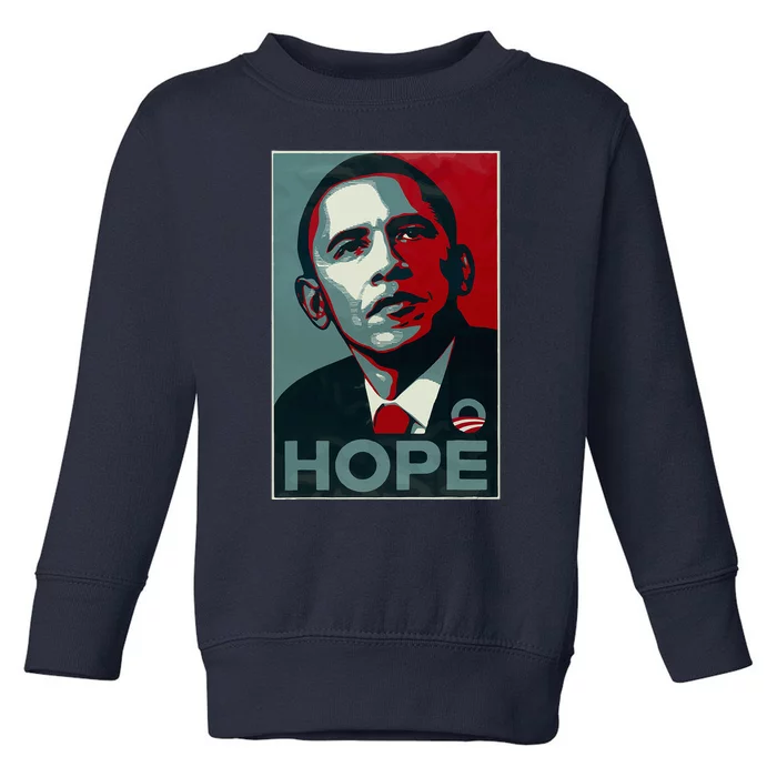 Barack Obama Hope 44th United States President Democratic Toddler Sweatshirt