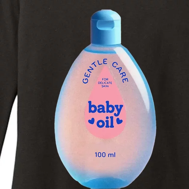 Baby Oil Halloween Costume Womens CVC Long Sleeve Shirt