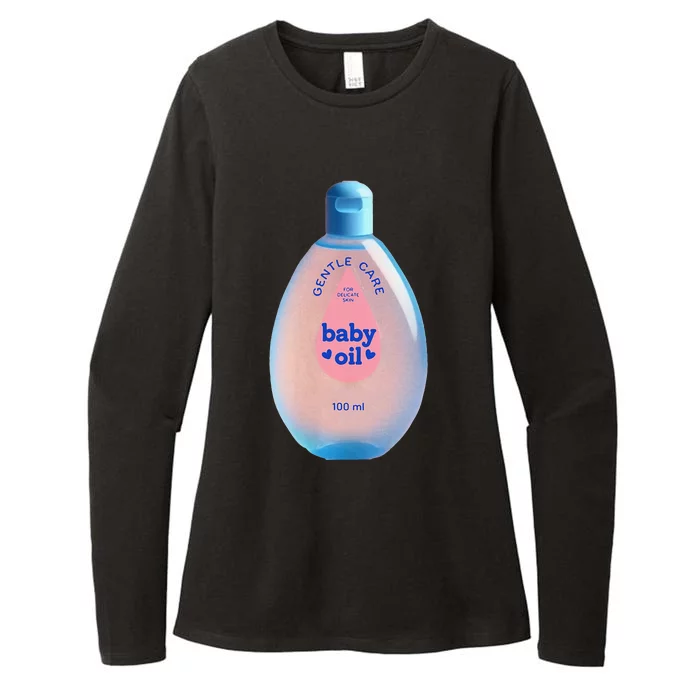 Baby Oil Halloween Costume Womens CVC Long Sleeve Shirt