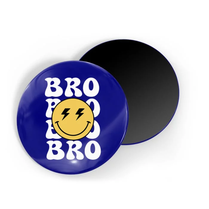 Bro One Happy Dude Birthday Theme Family Matching Magnet