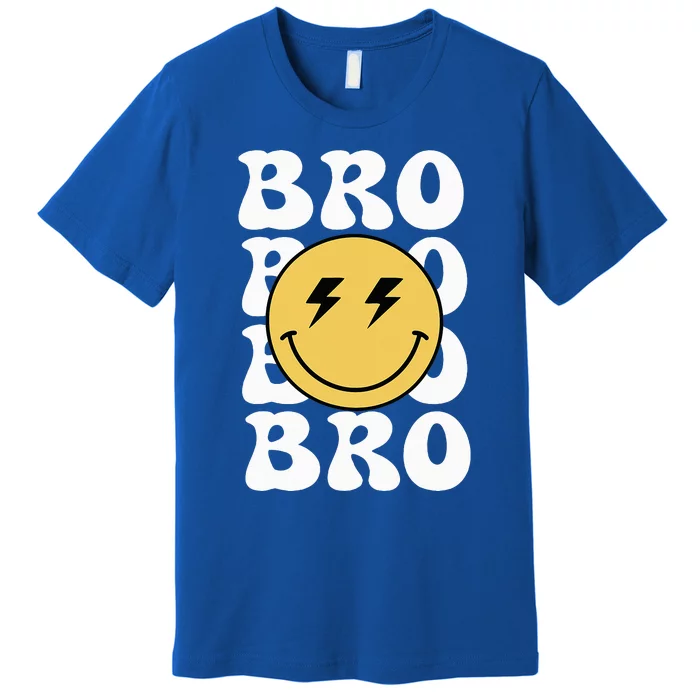 Bro One Happy Dude Birthday Theme Family Matching Premium T-Shirt