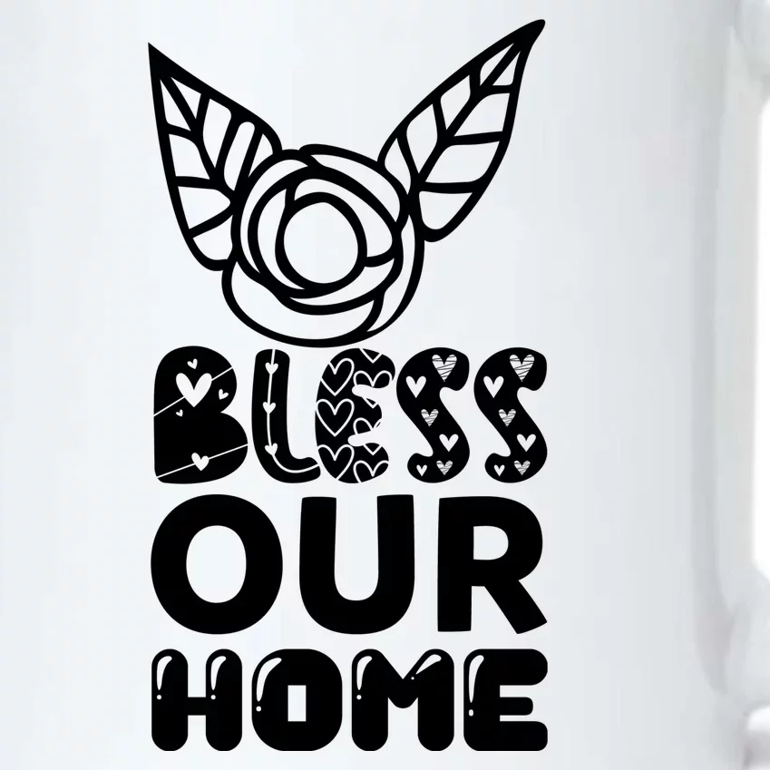 Bless Our Home Black Color Changing Mug