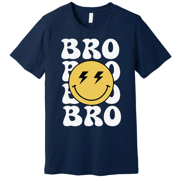 Bro One Happy Dude Birthday Theme Family Matching Premium T-Shirt