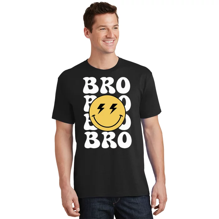 Bro One Happy Dude Birthday Theme Family Matching T-Shirt