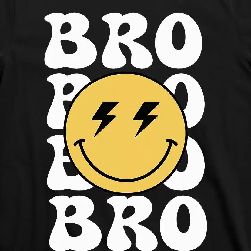 Bro One Happy Dude Birthday Theme Family Matching T-Shirt