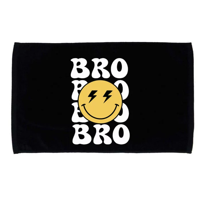 Bro One Happy Dude Birthday Theme Family Matching Microfiber Hand Towel