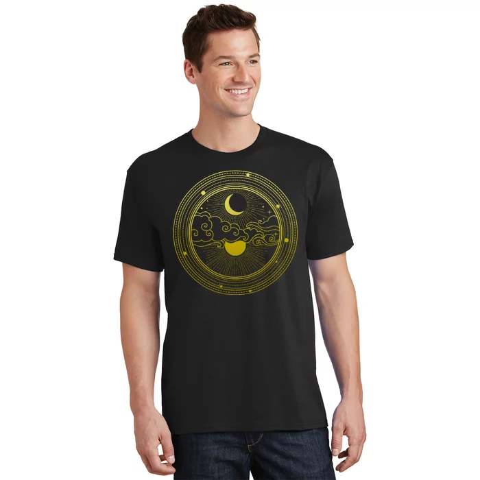 BoHo Moon and Sun Reflection T-Shirt