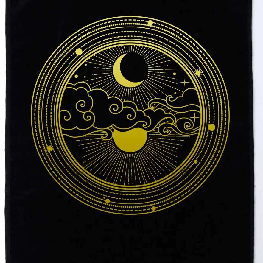 BoHo Moon and Sun Reflection Platinum Collection Golf Towel