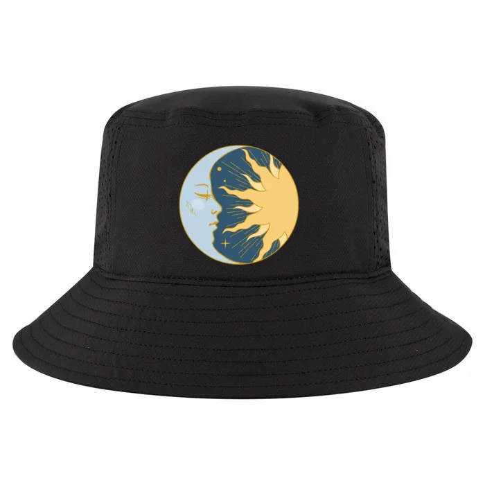 Boho Sun And Moon Cool Comfort Performance Bucket Hat