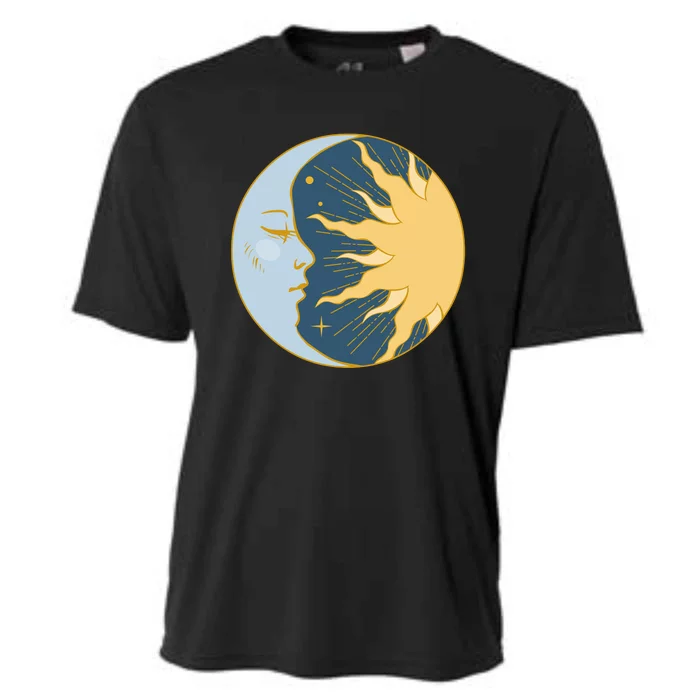 Boho Sun And Moon Cooling Performance Crew T-Shirt