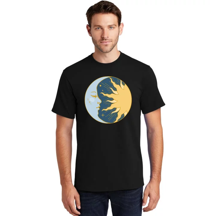 Boho Sun And Moon Tall T-Shirt