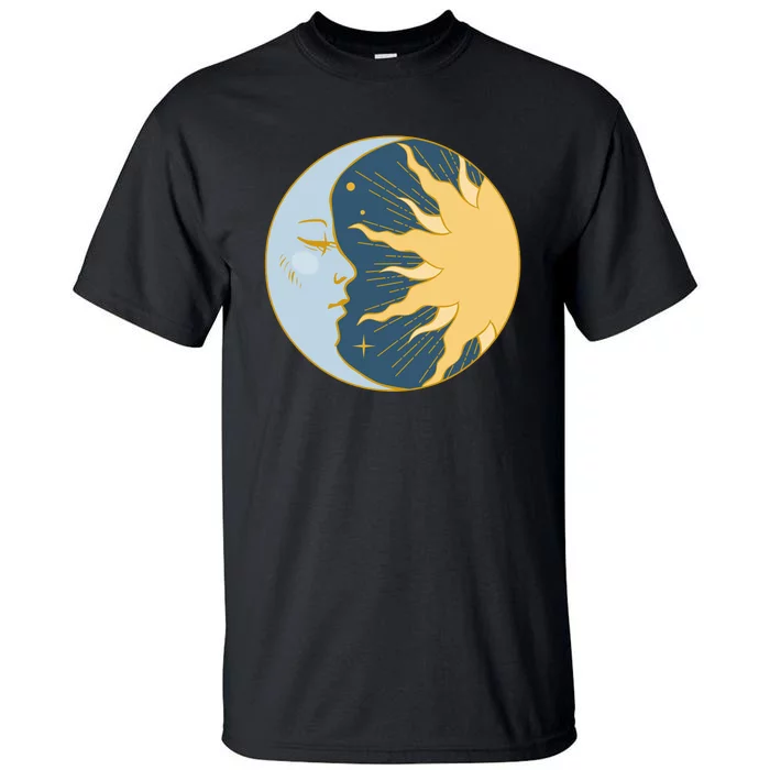 Boho Sun And Moon Tall T-Shirt