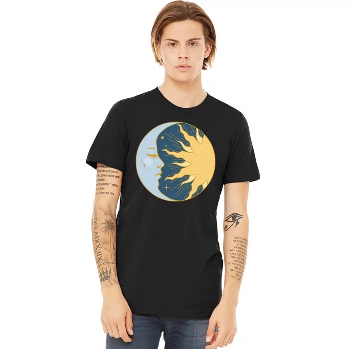 Boho Sun And Moon Premium T-Shirt