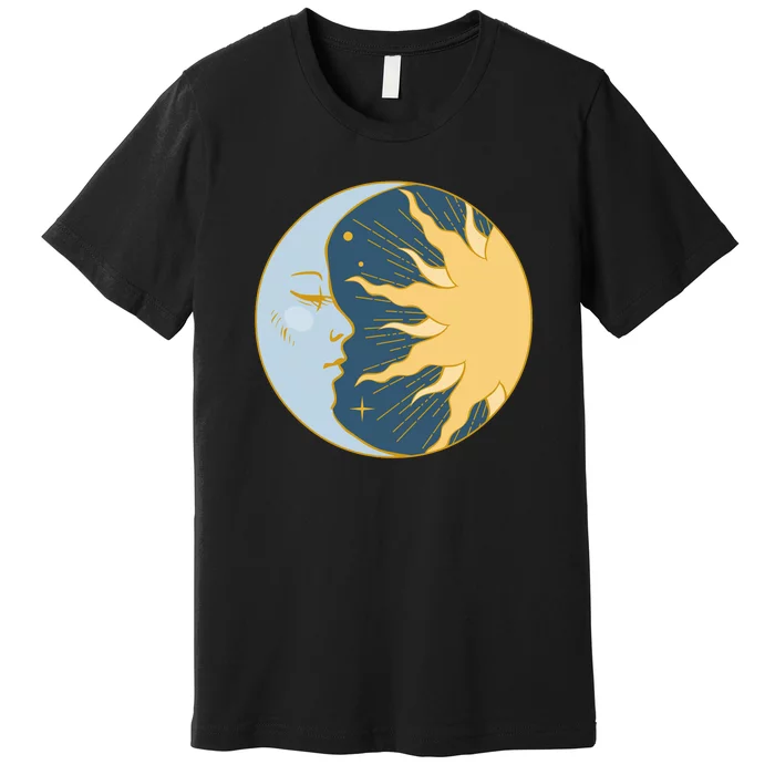 Boho Sun And Moon Premium T-Shirt