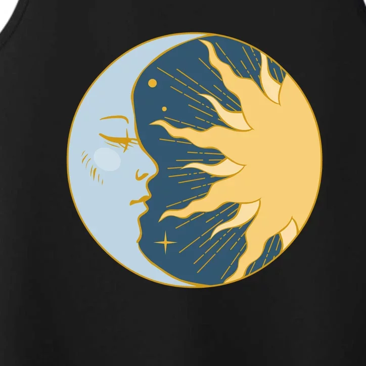 Boho Sun And Moon Performance Tank