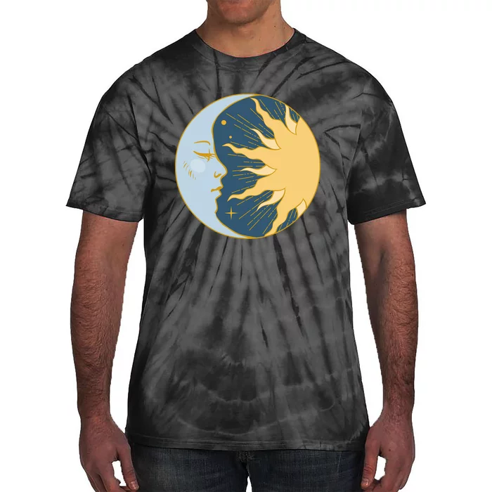 Boho Sun And Moon Tie-Dye T-Shirt